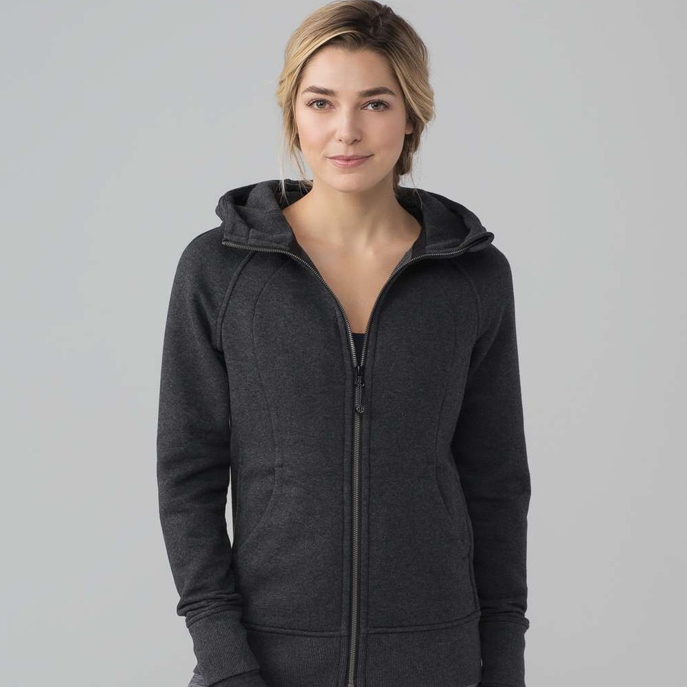Charcoal Grey Lululemon Scuba Hoodie